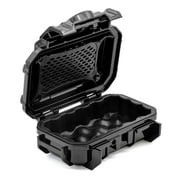 Seahorse 52 Waterproof Hard Protective Dry Box Case / USA Made / IP67 Waterproof / Perfect EDC Every Day Carry (Black)
