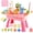 Pink811A, variant on Blue Water Table for Boys/ 2–7 Years,20 in/51 cm, Outdoor Sensory Toys , Gift for Kids Play Sink with Pump & Running Water, Fishing Game.