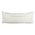thumbnail image 5 of Ox Bay Indoor Striped Handwoven Lumbar Throw Pillow, Jade Green / White, 14" x 36", Count per Pack 1, 5 of 9