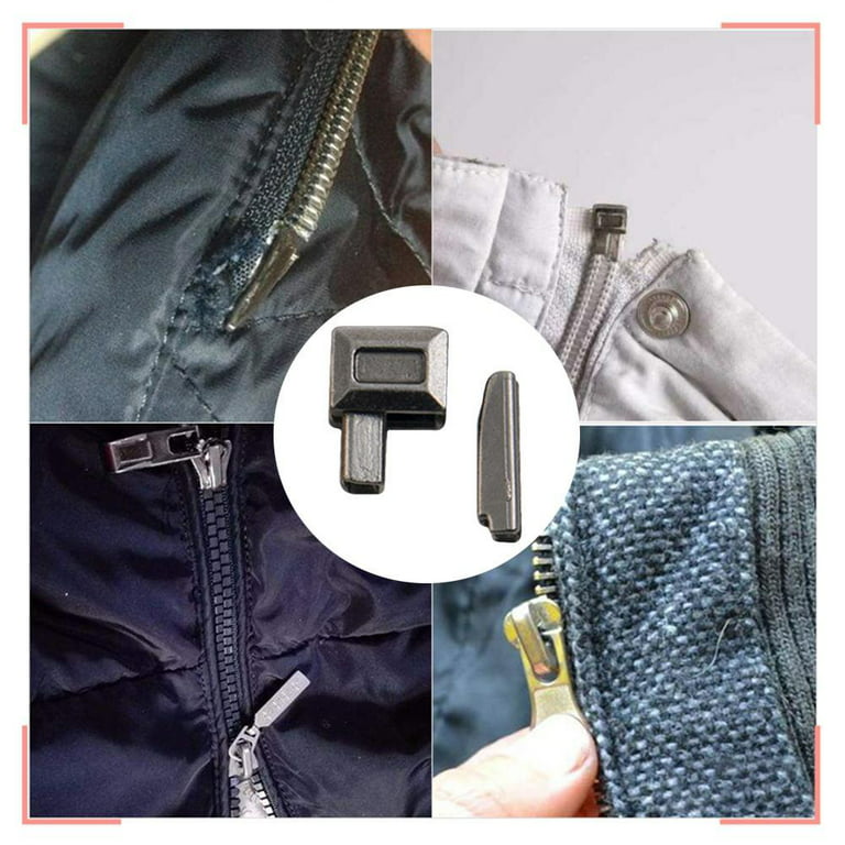 simarro 10 Pcs Zipper Pull Replacement, Detachable Zipper Repair Kit Zipper  Head, Upgraded Heavy Duty Zipper Repair for Clothing Jackets Boots Purse