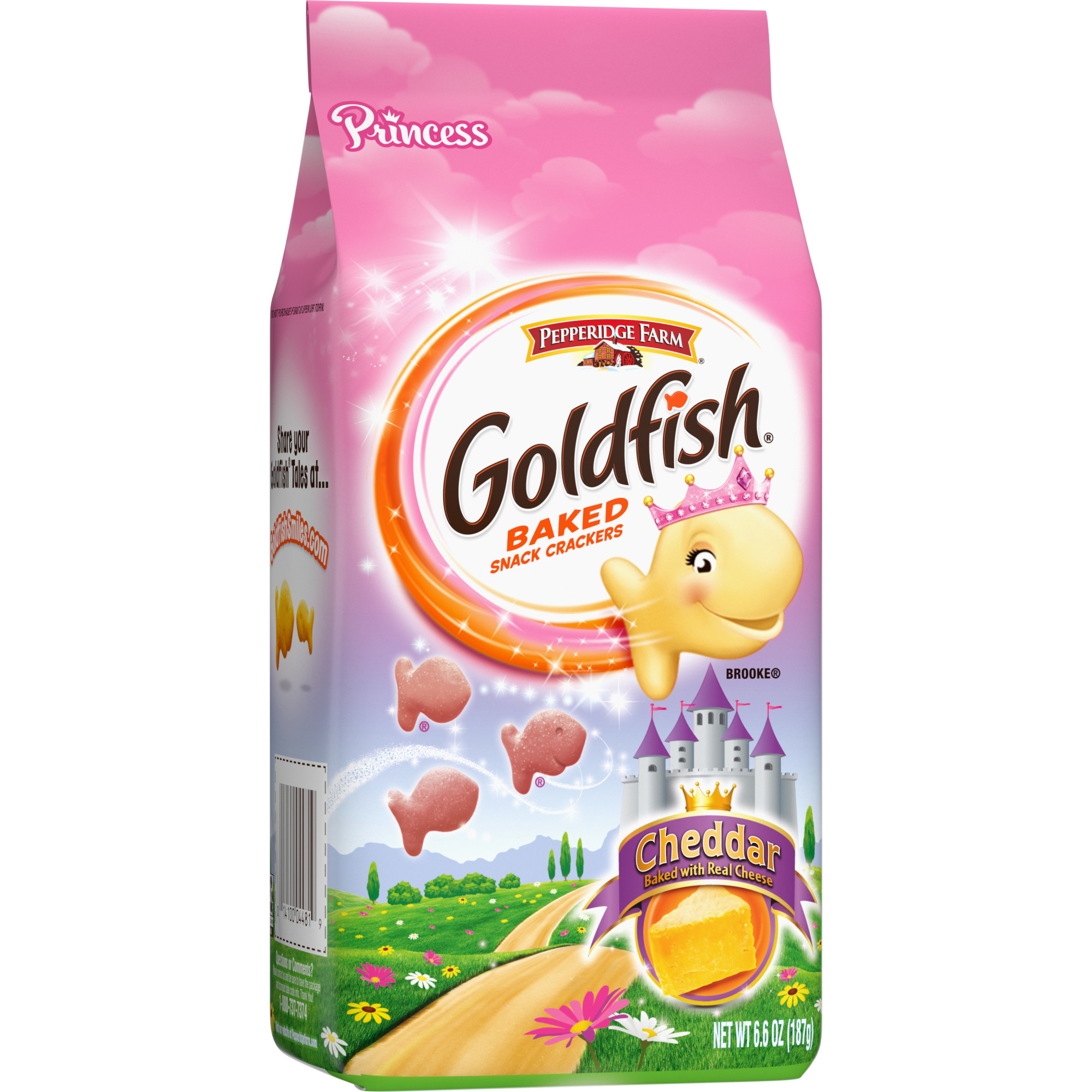 Goldfish Princess Cheddar Crackers, 6.6 oz. Bag