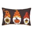 thumbnail image 3 of Salouo Fall Gnomes Print Print Pillow Case Cover,Wrinkle-Free Bed Pillow Cover Pack of 1 Home Decor Fade-Resistant and Stain-Resistant ,Pillows Not Included -16"x24", 3 of 8