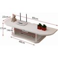 thumbnail image 4 of Wall Mounted TV Cabinet Wall Shelf Floating Shelf TV Console TV Stands Multimedia Storage Shelf Display Shelf Bedroom Living Room Decoration Shelves Bookshelf Goods Rack TV Bracket, 4 of 4