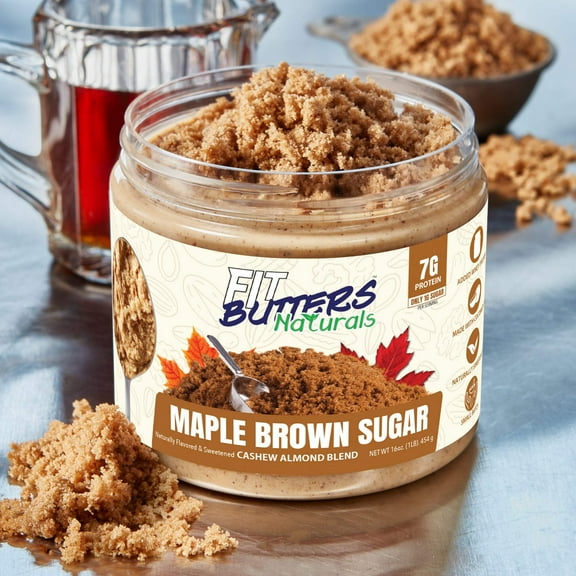 Fit Butters Naturals Maple Brown Sugar Cashew Almond Butter