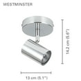 thumbnail image 2 of Xtricity - 1 Head Ceiling Light, 5.11 '' Width, From The Westminster Collection, Chrome, 2 of 3
