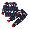 thumbnail image 2 of Pyjamas de Noël Même Style Parent-Enfant Col Rond Vêtements de Nuit Imprimés Manches Longues Automne, 2 of 6