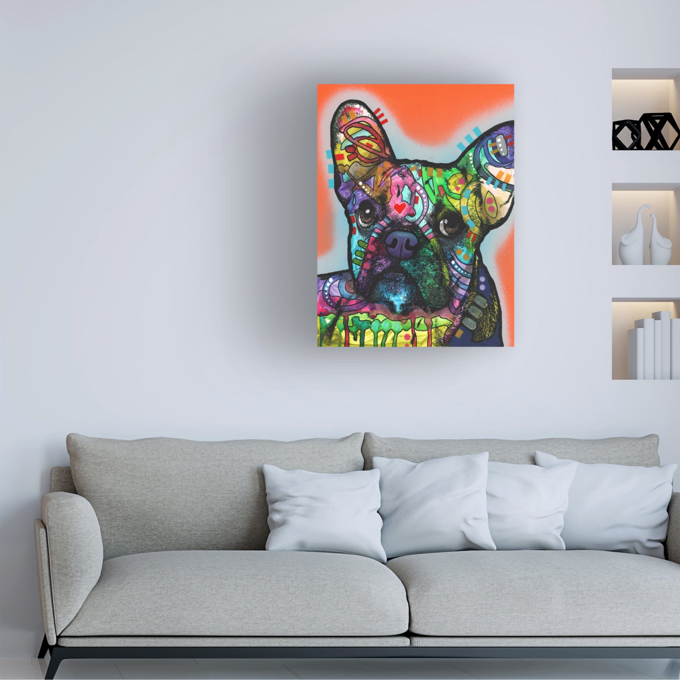 Canvas Wall Art - Dean Russo 'French' Wall Art for Living Room, Bedroom, or Office Décor by Trademark Fine Art - 24 x 32 Inches