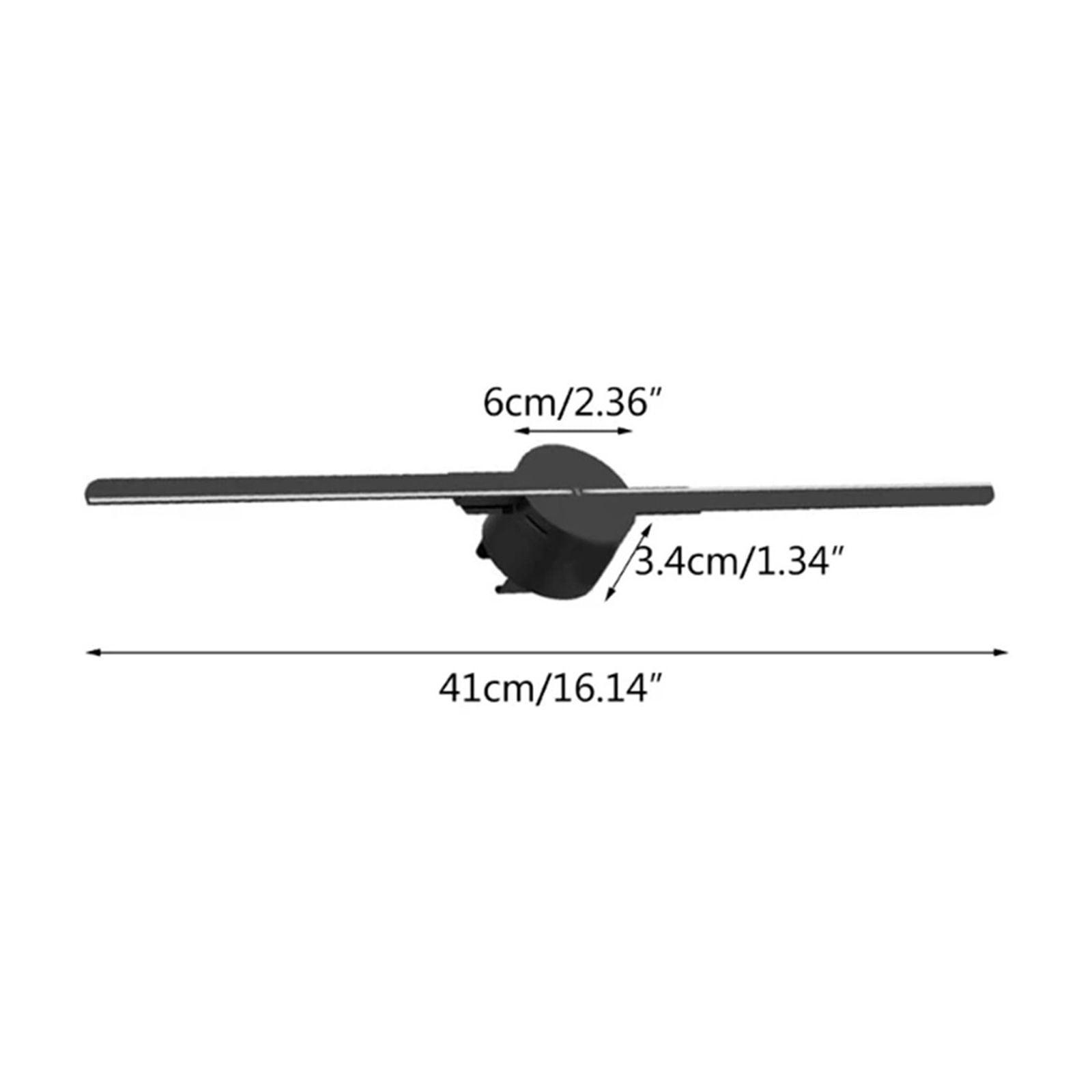 Phone 3D Hologram Projector Advertising Display LED Holographic Fan ,Versatile And Practical
