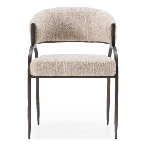 Kobe - Modern Beige Fabric Dining Chair