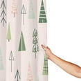 thumbnail image 4 of XMXT Waterproof Shower Curtain Liner with Iron Hooks, Cartoon Colorful Christmas Trees Shower Curtains for Bathroom Decor Accessories, 72 x 72 inches, 4 of 8