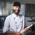 thumbnail image 3 of 12pcs Japanese Chef Hat With Tail Unisex Elastic Chef Hat Kitchen Cooking Caps for Men and Women for Restaurant and Hotel Use, 3 of 4