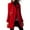 Red, variant on Womens Fall Jacket, Women's Winter Double Wool Coat Elegant Collared Wool Blend Trench Coat, Quilted Jacket for Women(Wine,S)