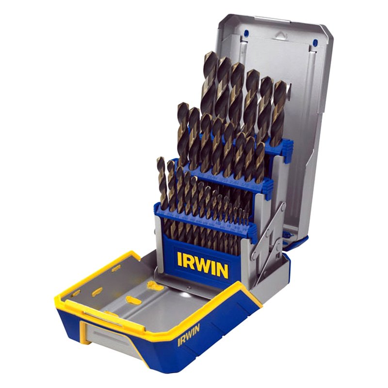 Irwin 3018005 29 Piece Black \u0026 Gold Metal Index Drill Bit Set