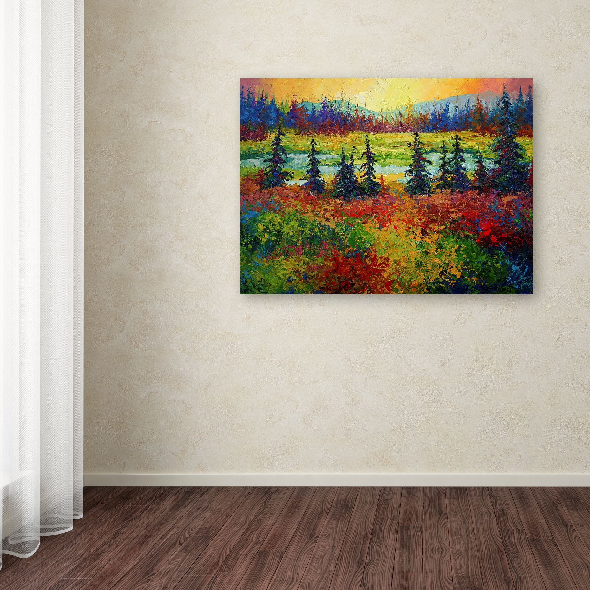 Trademark Fine Art 'Ak' Canvas Art by Marion Rose