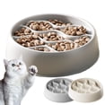 thumbnail image 2 of NOVELAR Slow Feed Cat Bowl with Anti-Choke Grooves, 7.2 Inches Wide, Promotes Healthy Digestion, Ideal for Cats That Eat Too Fast, 2 of 7
