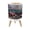 Color 2, variant on Small Trash Can with Lid Underwater World Sparkling Sunbeams 1.8 Gallon Dog Proof Trash Can Round Garbage Can Waste Bin Wastebasket for Bathroom Bedroom Living Room
