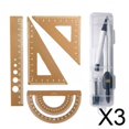 thumbnail image 1 of Kit de Herramientas de Geometría Soledad 3x5x con Estuche de Almacenamiento, 1 of 8