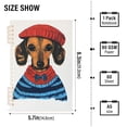 thumbnail image 2 of FORMRS 1-Subject Spiral Notebook 8" x 5" College Ruled 60 Refillable Sheet A5 Hard Cover, Cute Dog Artist, 2 of 7