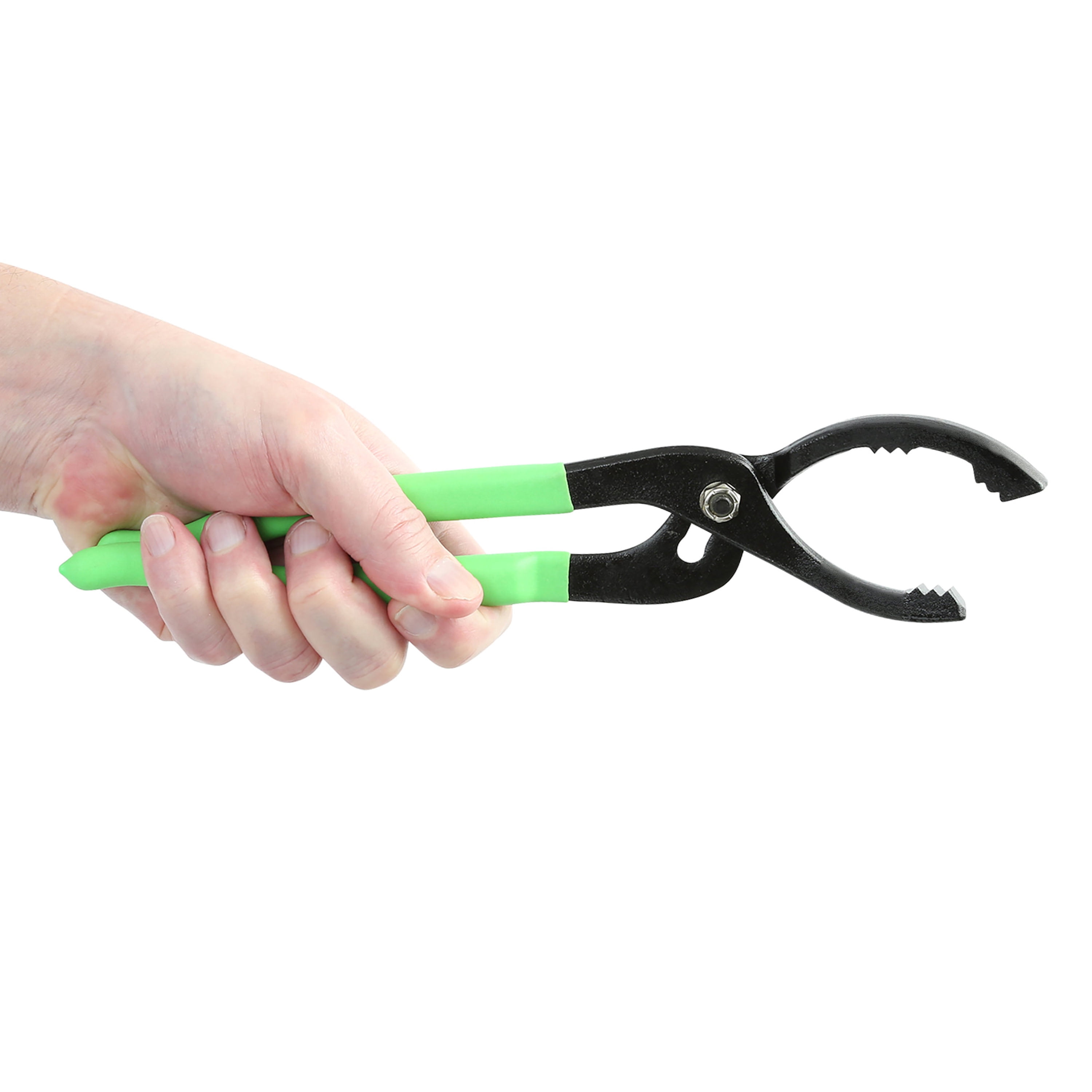 Hyper Tough Slip Joint Adjustable Oil Filter Wrench, Non-Slip Grip