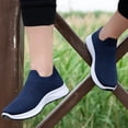 thumbnail image 5 of EKVAHL Men's Slip on Walking Shoes Light Breathable Non Slip Running Shoes Arch Support Casual Fashion Sneakers Mesh Workout Sports, 5 of 5