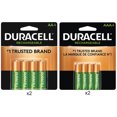 thumbnail image 1 of 8 AA (2500 mAh) + 8 AAA (900 mAh) Duracell Rechargeable Battery Combo, 1 of 1