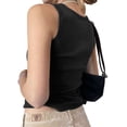 thumbnail image 4 of Kmbangi Chemise à Manches Courtes à Col Rond Imprimé Camisole Slim, 4 of 6