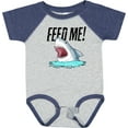thumbnail image 3 of Inktastic Feed Me with Shark Head Boys or Girls Baby Bodysuit, 3 of 5