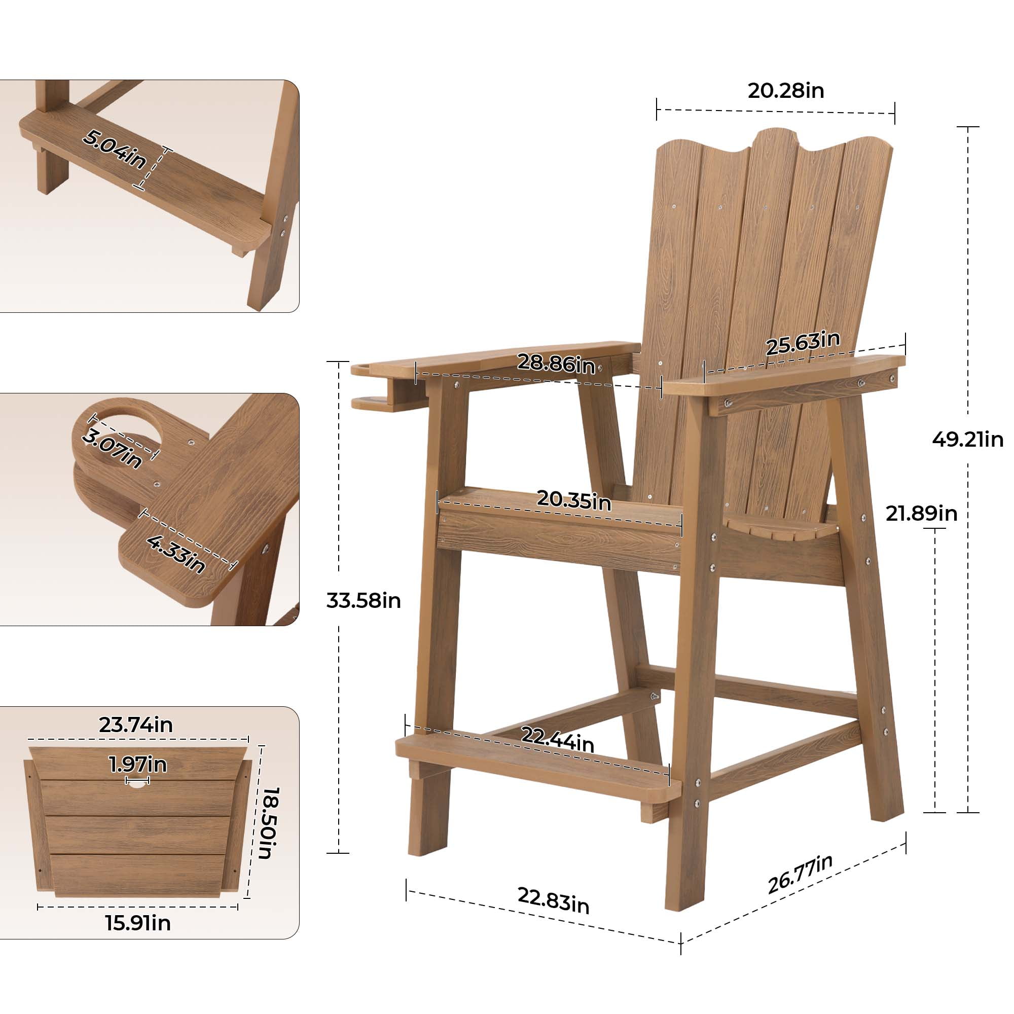 Tall Adirondack Counter Height Chair Plans Printable Muskoka Chair