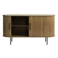 thumbnail image 4 of Unique Furniture Modern 2-Door Slideboad in Smoked Oak, 4 of 9