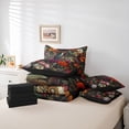 thumbnail image 5 of Homewish Vintage Garden Flower Bedding Comforter Set 7pcs for Adult, Rustic Farmhouse King Bedding Sets, 3D Bird Animal Reversible Bed Sheets, Microfiber Bedroom Decor, 5 of 7