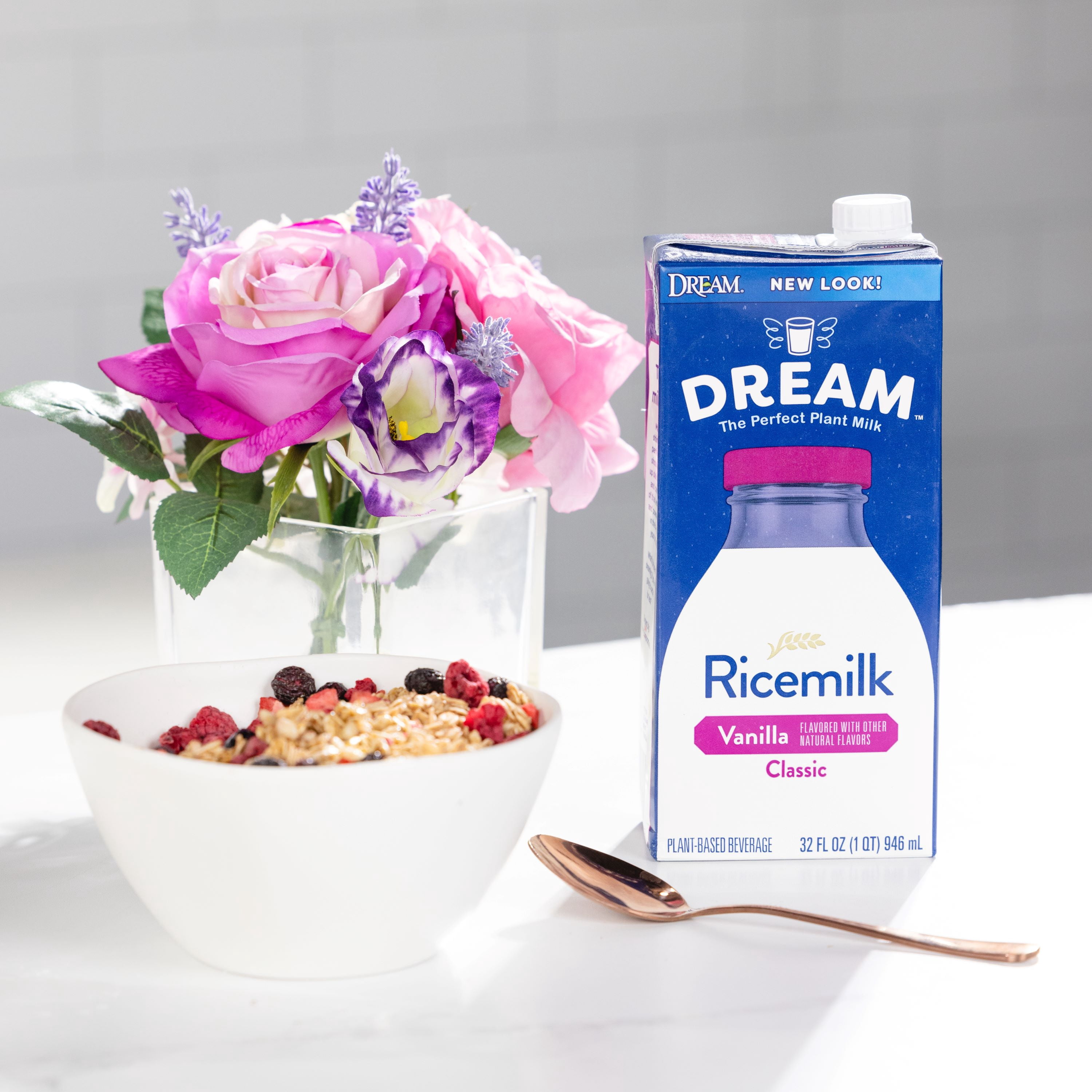 Dream Classic Vanilla Ricemilk, Shelf-Stable, 32 fl oz