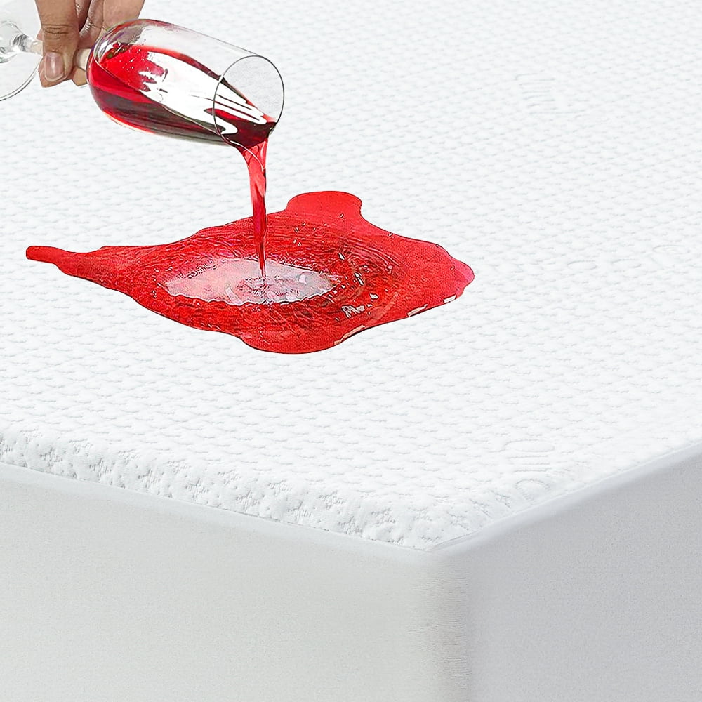 Qutool Mattress Protector Waterproof Twin Bamboo Mattress Pad Cover