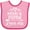 Pink and Fuchsia, variant on Inktastic Mimi and Papaw Grandchild Boys or Girls Baby Bib
