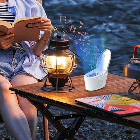 

Vntub Clearance Under 5 Speaker Accessories Toilet Creative Wireless Bluetooth Speaker 10W High Volume Bass Home Attracting The Attention Of Others Bluetooth Audio