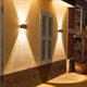thumbnail image 5 of 4X Aplique Solar de Pared para Exteriores, Impermeable, para Decoración de Jardín, Luces de Pared Hacia Arriba y Hacia Abajo, Impermeable, para Bañador de Pared Externo, 5 of 5