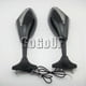 thumbnail image 2 of Motorcycle Rearview Mirrors With Turn Signals Led Lights For Suzuki Gsx1300r Hayabusa 1999-2012, 2 of 5