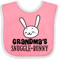 thumbnail image 3 of Inktastic Grandma Snuggle Bunny Easter Boys or Girls Baby Bib, 3 of 4