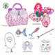 thumbnail image 2 of Sirena niña niños pequeña princesa vestir accesorios caja belleza bolso conjunto juguetes maquillaje, 2 of 2