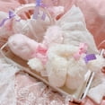 thumbnail image 4 of GENEMA Lolita Earmuffs Bows Ear Muffs Lace Princess Ear Muffs Purple Pink Bows, 4 of 19