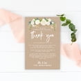 thumbnail image 3 of Koyal Wholesale Rustic Kraft Brown with Florals Wedding Thank You Place Setting Cards for Table Reception, 56-Pack, 3 of 5