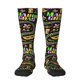 thumbnail image 1 of Fotbe Mardi Gras3 Calcetas Divertidas Estampadas para Hombre y Mujer, Calcetas de Algodón hasta la Rodilla para Caminar, Correr, Enfermería y Embarazo, 1 of 6