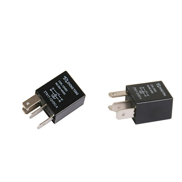 2x 12VDC mp 4 Relay, Interruptor De Eléctrico Para Automotriz Truck Boat Marine Macarena DC 12V 30A