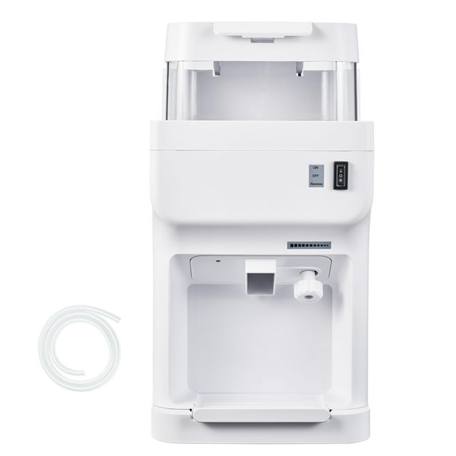 KFFKFF Commercial Ice Shaver Crusher, Powered by a robust 350W motor and a 1500RPM blade system, this commercial ice shaver crushes ice cubes into a perfect snow-like consistency in seconds