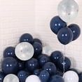 thumbnail image 4 of Muyoka Globo de látex colorido, no tóxico, azul marino y rosa, inflable, grueso, globos de confeti, globos de fondo de revelación de género, suministros de fiesta feliz para decoraciones de baby showe Muyoka Hogar, 4 of 7