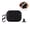 Black, variant on For Airpods Pro 3rd Generation Case 2025, Split-Type Shock-Absorbing Protective Shell, Non-Slip Nylon Fabric Cover with Carabiner for Women Men, Red