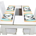 thumbnail image 4 of Dog Sunglasses Circle 12×18 inch Placemats Heat Resistant Washable Foldable Rectangular Placemats Set Decoration Indoor Outdoor for Kitchen Dining Table 6PCs, 4 of 8