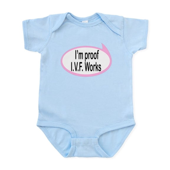 CafePress - Proof IVF Works Baby/Toddler Onesie - Baby Light Bodysuit, Size Newborn - 24 Months