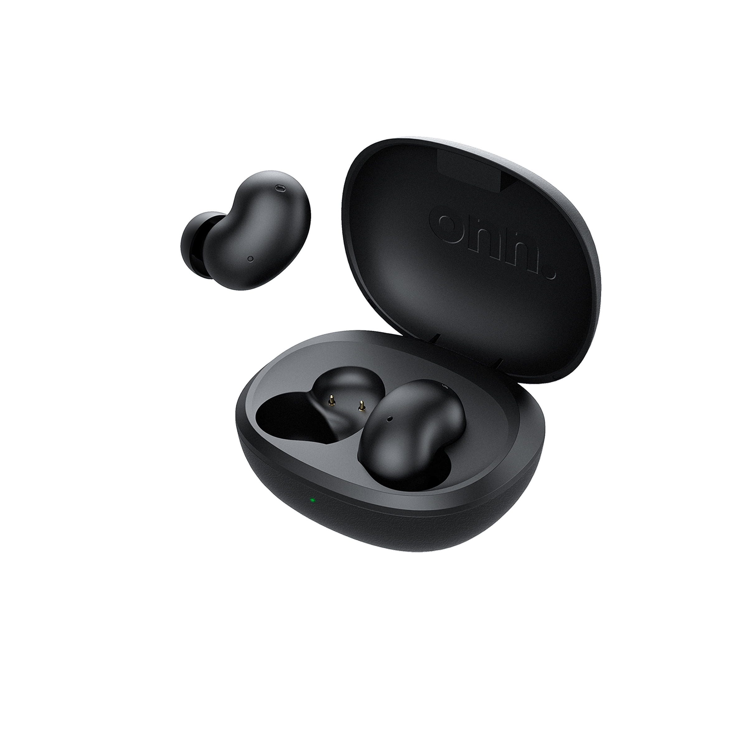 onn. Bluetooth 5.2 Active Noise Canceling and Ambient Sounds True Wireless Earbuds with Wireless Charging Case, Music Sharing, In-Ear Detection, Touch Control, Total 24H Playtime Headphones, Black