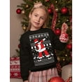 thumbnail image 4 of Tstars Boys Unisex Ugly Christmas Dabbing Santa Kids Christmas Gift Funny Humor Holiday Shirts Xmas Party Christmas Gifts for Boy Youth Kids Sweatshirt, 4 of 7