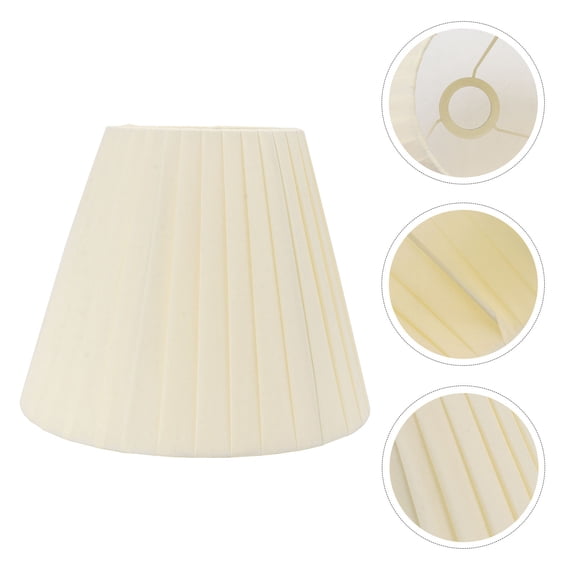 PAMINGONO 1pc Pleated Table Lamp Shade Diy Accessory Creative Winding Cloth Cover For Home And Warm Ambiance